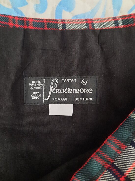 Kilt Ladies 4-yard MacDonald Modern Dress Tartan, Size 10 - Picture 4 of 4